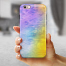 Washed 42083 Absorbed Watercolor Texture iPhone 6/6s or 6/6s Plus 2-Piece Hybrid INK-Fuzed Case
