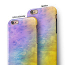 Washed 42083 Absorbed Watercolor Texture iPhone 6/6s or 6/6s Plus 2-Piece Hybrid INK-Fuzed Case