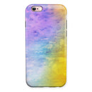 Washed 42083 Absorbed Watercolor Texture iPhone 6/6s or 6/6s Plus 2-Piece Hybrid INK-Fuzed Case