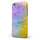 Washed 42083 Absorbed Watercolor Texture iPhone 6/6s or 6/6s Plus 2-Piece Hybrid INK-Fuzed Case