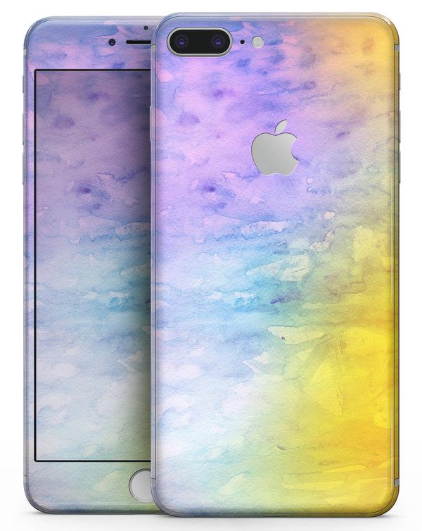 Washed 42083 Absorbed Watercolor Texture - Skin-kit for the iPhone 8 or 8 Plus