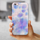 Washed 4221 Absorbed Watercolor Texture iPhone 6/6s or 6/6s Plus 2-Piece Hybrid INK-Fuzed Case