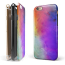 Washed 42321 Absorbed Watercolor Texture iPhone 6/6s or 6/6s Plus 2-Piece Hybrid INK-Fuzed Case