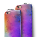 Washed 42321 Absorbed Watercolor Texture iPhone 6/6s or 6/6s Plus 2-Piece Hybrid INK-Fuzed Case
