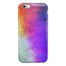 Washed 42321 Absorbed Watercolor Texture iPhone 6/6s or 6/6s Plus 2-Piece Hybrid INK-Fuzed Case
