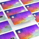 Washed 42321 Absorbed Watercolor Texture - Premium Protective Decal Skin-Kit for the Apple Credit Card