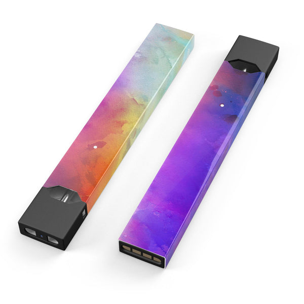 Washed 42321 Absorbed Watercolor Texture - Premium Decal Protective Skin-Wrap Sticker compatible with the Juul Labs vaping device