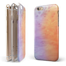 Washed 42 Absorbed Watercolor Texture iPhone 6/6s or 6/6s Plus 2-Piece Hybrid INK-Fuzed Case
