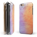 Washed 42 Absorbed Watercolor Texture iPhone 6/6s or 6/6s Plus 2-Piece Hybrid INK-Fuzed Case