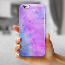 Washed 4322 Absorbed Watercolor Texture iPhone 6/6s or 6/6s Plus 2-Piece Hybrid INK-Fuzed Case