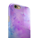 Washed 4322 Absorbed Watercolor Texture iPhone 6/6s or 6/6s Plus 2-Piece Hybrid INK-Fuzed Case