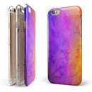 Washed 821 Absorbed Watercolor Texture iPhone 6/6s or 6/6s Plus 2-Piece Hybrid INK-Fuzed Case