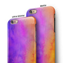 Washed 821 Absorbed Watercolor Texture iPhone 6/6s or 6/6s Plus 2-Piece Hybrid INK-Fuzed Case