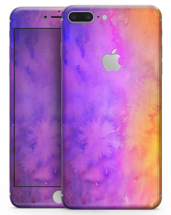 Washed 821 Absorbed Watercolor Texture - Skin-kit for the iPhone 8 or 8 Plus
