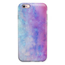 Washed Dyed 2142 Absorbed Watercolor Texture iPhone 6/6s or 6/6s Plus 2-Piece Hybrid INK-Fuzed Case