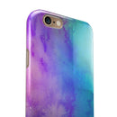 Washed Dyed Absorbed Watercolor Texture iPhone 6/6s or 6/6s Plus 2-Piece Hybrid INK-Fuzed Case