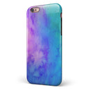 Washed Dyed Absorbed Watercolor Texture iPhone 6/6s or 6/6s Plus 2-Piece Hybrid INK-Fuzed Case