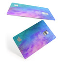 Washed Dyed Absorbed Watercolor Texture - Premium Protective Decal Skin-Kit for the Apple Credit Card