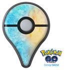 Washed Ocean 42 Absorbed Watercolor Texture Pokémon GO Plus Vinyl Protective Decal Skin Kit