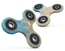 Washed Ocean 42 Absorbed Watercolor Texture Full-Body Fidget Spinner Skin-Kit