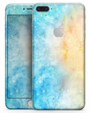 Washed Ocean 42 Absorbed Watercolor Texture - Skin-kit for the iPhone 8 or 8 Plus