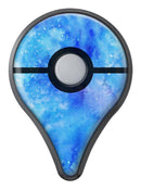 Washed Ocean Blue 402 Absorbed Watercolor Texture Pokémon GO Plus Vinyl Protective Decal Skin Kit