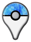 Washed Ocean Blue 402 Absorbed Watercolor Texture Pokémon GO Plus Vinyl Protective Decal Skin Kit
