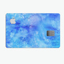 Washed Ocean Blue 402 Absorbed Watercolor Texture - Premium Protective Decal Skin-Kit for the Apple Credit Card