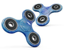 Washed Ocean Blue 402 Absorbed Watercolor Texture Full-Body Fidget Spinner Skin-Kit