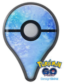 Washed Ocean Blue 42 Absorbed Watercolor Texture Pokémon GO Plus Vinyl Protective Decal Skin Kit