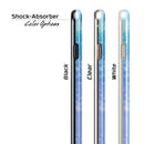 Washed Ocean Blue 42 Absorbed Watercolor Texture iPhone 6/6s or 6/6s Plus 2-Piece Hybrid INK-Fuzed Case