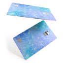 Washed Ocean Blue 42 Absorbed Watercolor Texture - Premium Protective Decal Skin-Kit for the Apple Credit Card