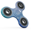 Washed Ocean Blue 42 Absorbed Watercolor Texture Full-Body Fidget Spinner Skin-Kit