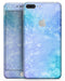 Washed Ocean Blue 42 Absorbed Watercolor Texture - Skin-kit for the iPhone 8 or 8 Plus