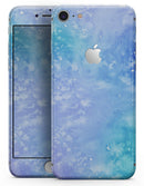 Washed Ocean Blue 42 Absorbed Watercolor Texture - Skin-kit for the iPhone 8 or 8 Plus