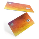 Washed Orange Absorbed Watercolor Texture - Premium Protective Decal Skin-Kit for the Apple Credit Card