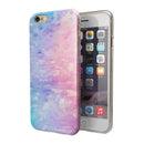 Washed Pink 4 Absorbed Watercolor Texture iPhone 6/6s or 6/6s Plus 2-Piece Hybrid INK-Fuzed Case