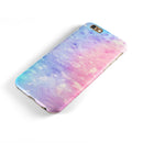 Washed Pink 4 Absorbed Watercolor Texture iPhone 6/6s or 6/6s Plus 2-Piece Hybrid INK-Fuzed Case