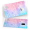 Washed Pink 4 Absorbed Watercolor Texture - Premium Protective Decal Skin-Kit for the Apple Credit Card