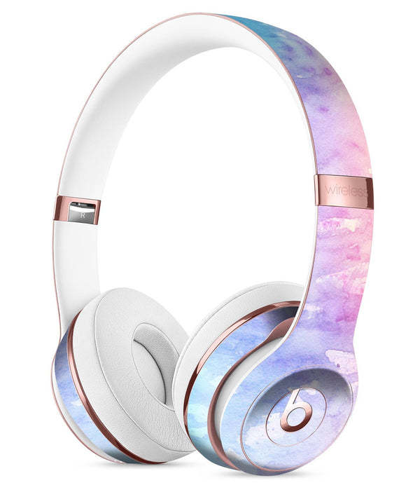Washed Pink 4 Absorbed Watercolor Texture Full-Body Skin Kit for the Beats by Dre Solo 3 Wireless Headphones