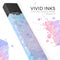 Washed Pink 4 Absorbed Watercolor Texture - Premium Decal Protective Skin-Wrap Sticker compatible with the Juul Labs vaping device