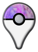 Washed Purple Absorbed Watercolor Texture Pokémon GO Plus Vinyl Protective Decal Skin Kit