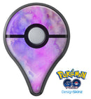 Washed Purple Absorbed Watercolor Texture Pokémon GO Plus Vinyl Protective Decal Skin Kit