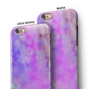 Washed Purple Absorbed Watercolor Texture iPhone 6/6s or 6/6s Plus 2-Piece Hybrid INK-Fuzed Case
