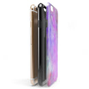 Washed Purple Absorbed Watercolor Texture iPhone 6/6s or 6/6s Plus 2-Piece Hybrid INK-Fuzed Case