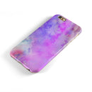 Washed Purple Absorbed Watercolor Texture iPhone 6/6s or 6/6s Plus 2-Piece Hybrid INK-Fuzed Case