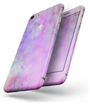 Washed Purple Absorbed Watercolor Texture - Skin-kit for the iPhone 8 or 8 Plus