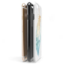 WaterColor DreamFeathers v10 iPhone 6/6s or 6/6s Plus 2-Piece Hybrid INK-Fuzed Case