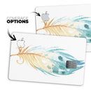 WaterColor DreamFeathers v10 - Premium Protective Decal Skin-Kit for the Apple Credit Card