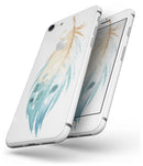 WaterColor DreamFeathers v10 - Skin-kit for the iPhone 8 or 8 Plus